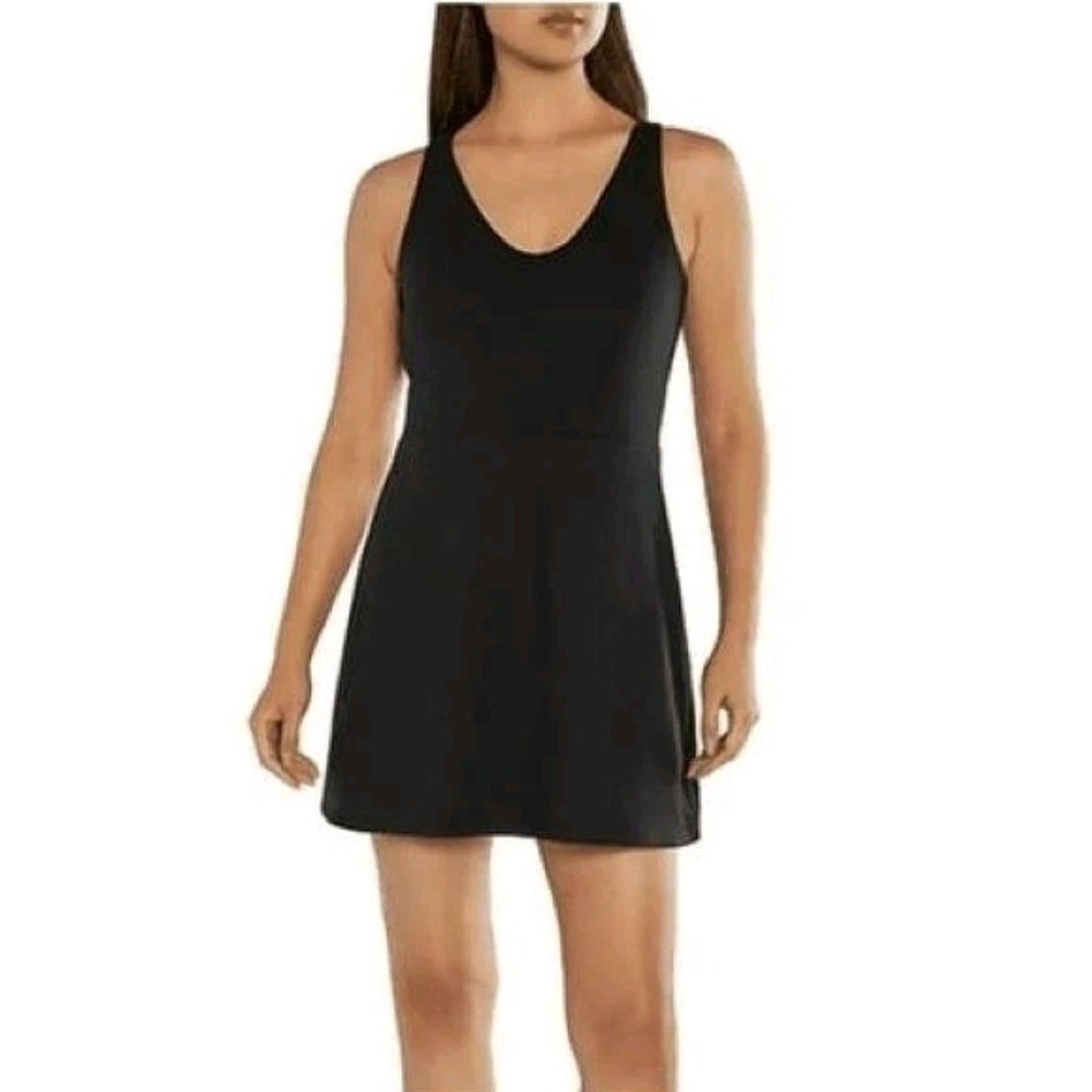GapFit NWT Womens Active Dress Black Built-in Shorts Pocket GF012729 Size XXL
